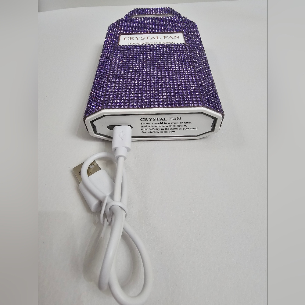 Fan - Handheld Rhinestone Fan - Picture 5 of 5